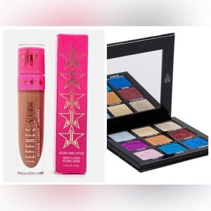 New! JEFFREE STAR Bundle Controversy Eyeshadow Palette & Velour Liquid Lipstick